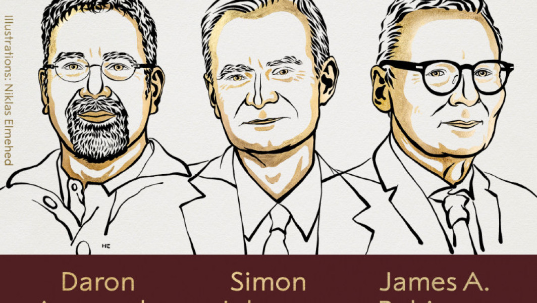 Premiul Nobel pentru Economie a fost acordat profesorilor Daron Acemoglu, Simon Johnson și James Robinson