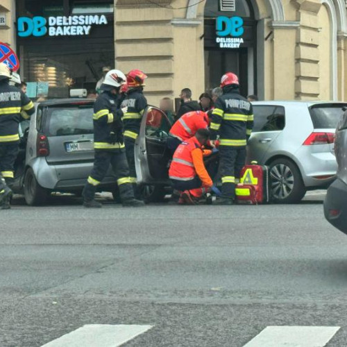 Accident rutier pe strada Moților din Cluj-Napoca