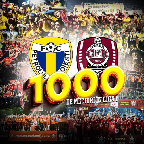 CFR Cluj sărbătorește meciul cu numărul 1000 în Liga I