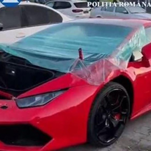 Trei clujeni au înscenat dauna unui Lamborghini Huracan. Ce valoare avea bolidul VIDEO PERCHEZIȚIE