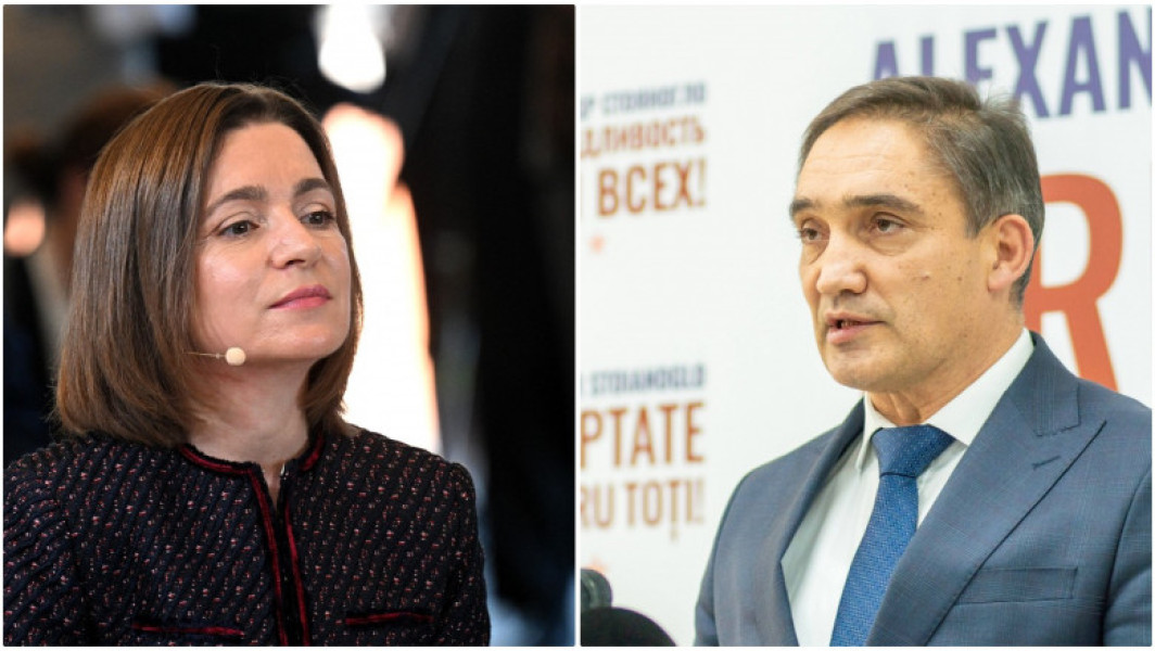 Maia Sandu și Alexandr Stoianoglo participă la dezbaterea electorală înainte de turul II al alegerilor prezidențiale