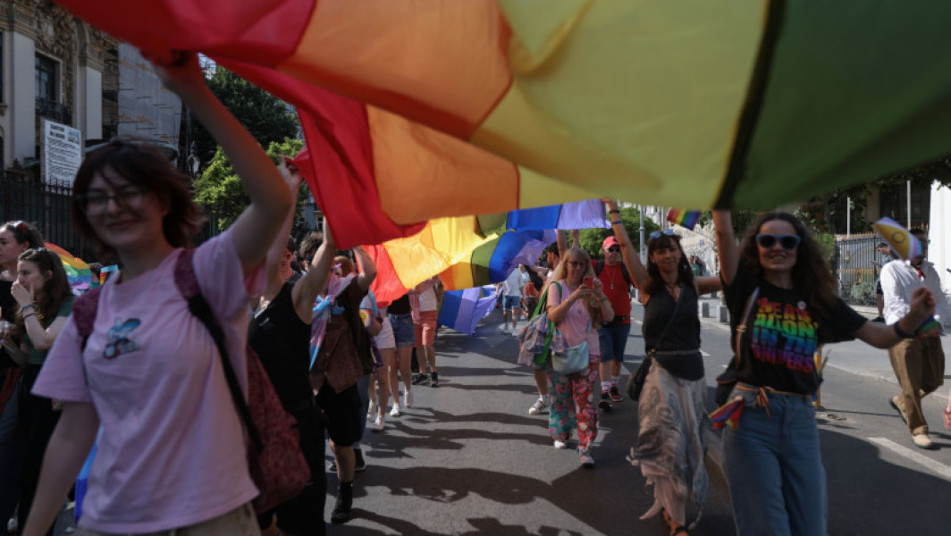 Protest LGBTI pentru legalizarea parteneriatelor civile în București