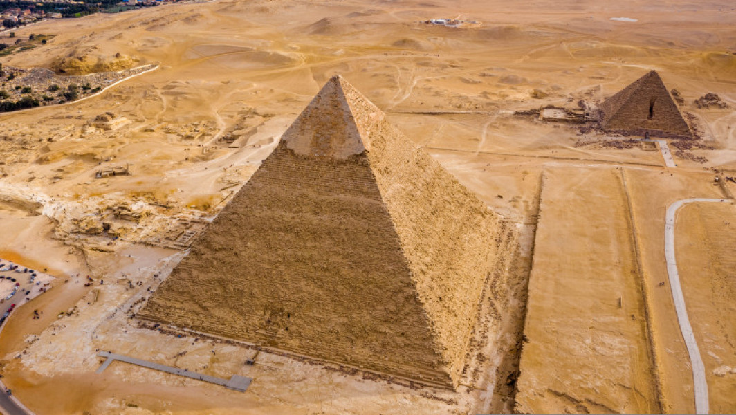 Câinele Apollo, vedeta virală a Piramidelor din Giza