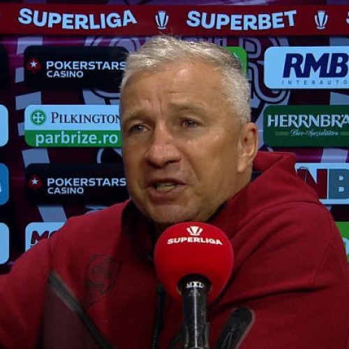 Dan Petrescu, nemulțumit după remiza CFR Cluj - FC Argeș în Cupa României