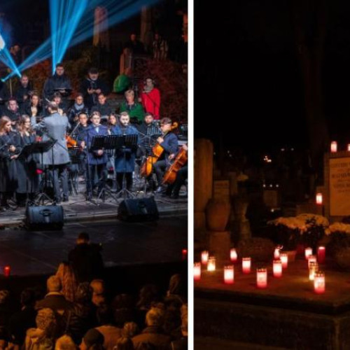 Peste 3.000 de clujeni la concertul de Luminatie de la Cimitirul Central