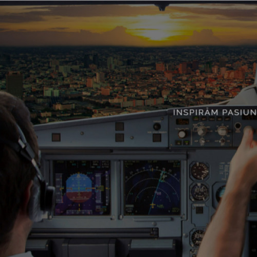 Oportunitate unică în Cluj-Napoca: devino pilot pentru o zi pe un simulator Airbus A320