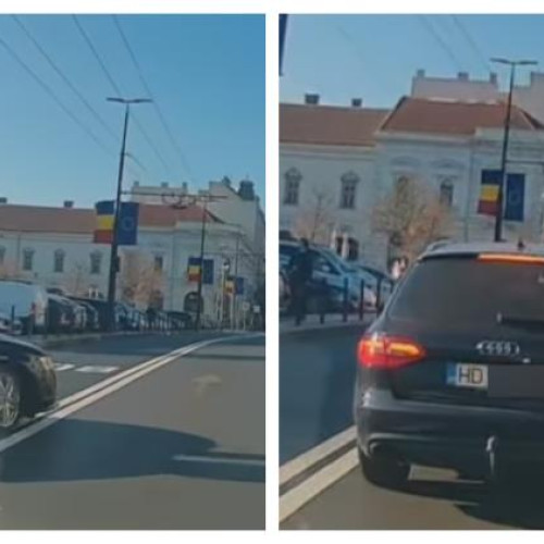 Traficul din Cluj-Napoca devine tot mai agresiv, cu incidente surprinse de camerele de bord