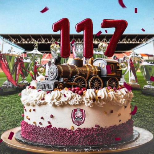 CFR Cluj sărbătorește 117 ani de existență