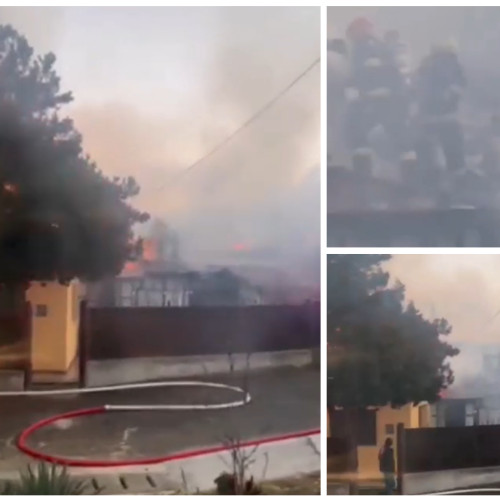 Incendiul devastator din comuna Feleacu a distrus acoperișul unei locuințe