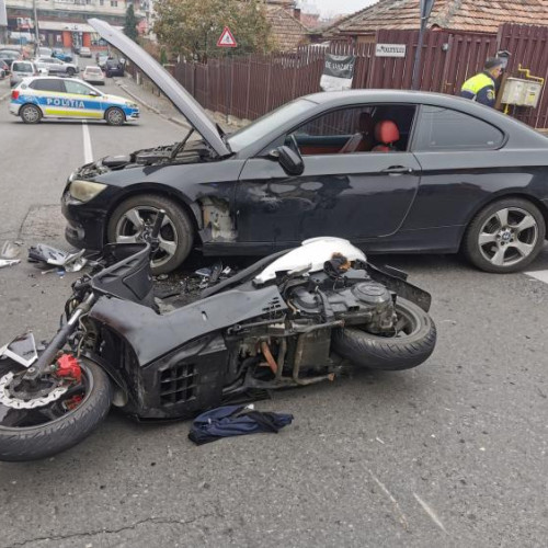 Accident rutier pe strada Siretului din Cluj-Napoca