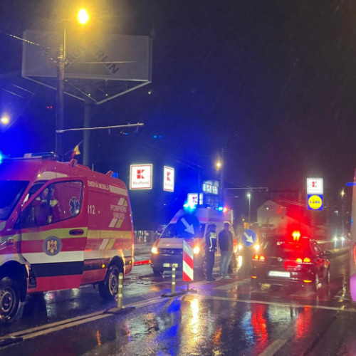 Accident rutier pe strada Aurel Vlaicu din Cluj-Napoca