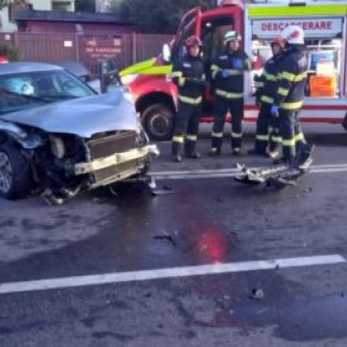 Accident rutier pe strada Corneliu Coposu, fără victime