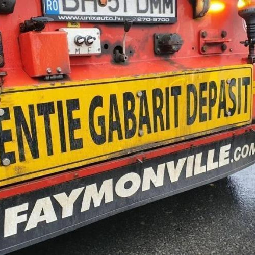 Transporturi agabaritice în Cluj, pe 1 decembrie