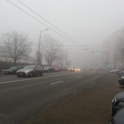 Avertizare meteorologică: Cod galben de ceață în județul Cluj