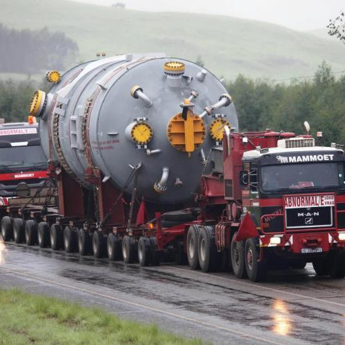 Două transporturi agabaritice vor traversa județul Cluj în luna decembrie