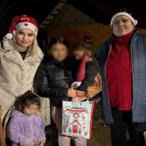 Roxana Contras aduce zâmbete pe chipurile copiilor din Cluj