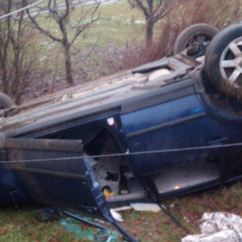 Accident de circulație în localitatea Caseiu, Cluj