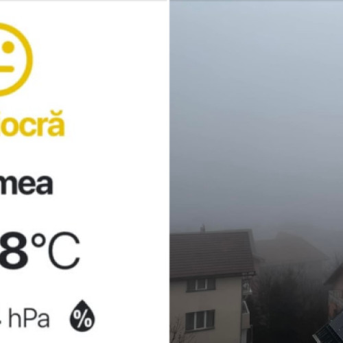 Ceata densa si poluarea in Cluj-Napoca