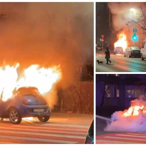 Incendiu devastator pe strada Donath din Cluj-Napoca