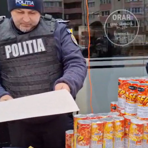 Poliția din Cluj intensifică controalele pentru combaterea vânzării ilegale de articole pirotehnice
