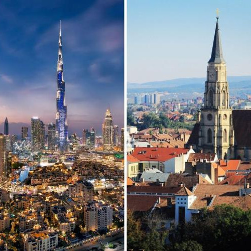 Un cuplu din Cluj-Napoca vrea să se mute în Dubai, stârnind controverse pe rețelele sociale