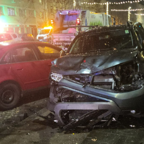 Accident rutier pe strada Horea din Cluj-Napoca