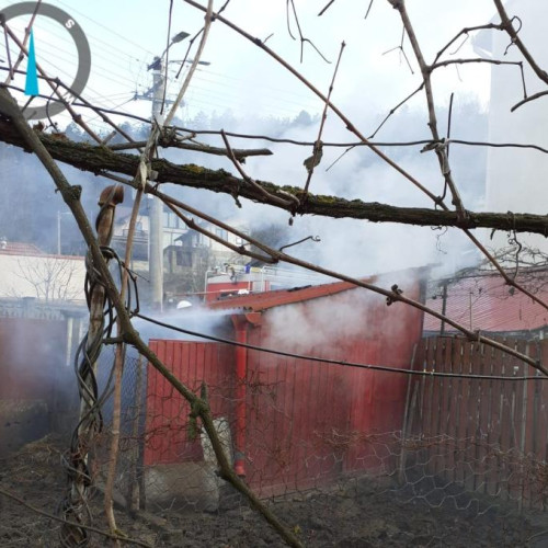 Incendiu într-o gospodărie din Gherla, fără victime