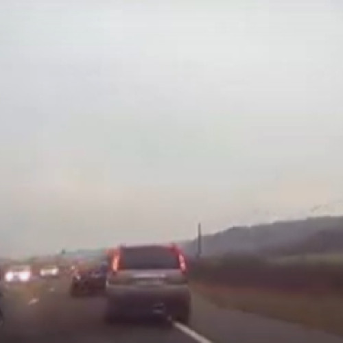 Scene halucinante pe soseaua Gherla-Cluj