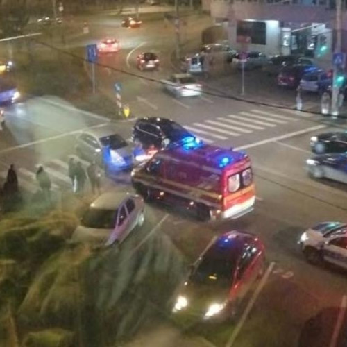 Accident rutier la Clinica Medicală Union