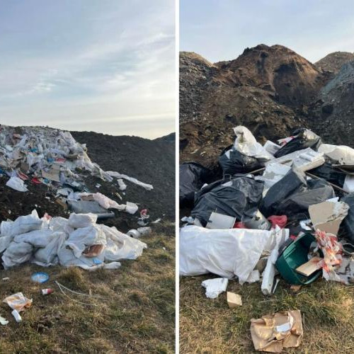 Malurile raului Someș din Florești, invadate de gunoaie