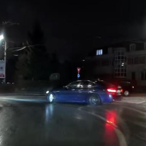 Incident periculos în Cluj-Napoca: șofer surprins în timpul unei manevre riscante