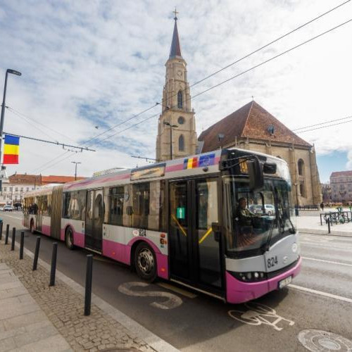 Devierea traseului liniei M25 în Cluj-Napoca