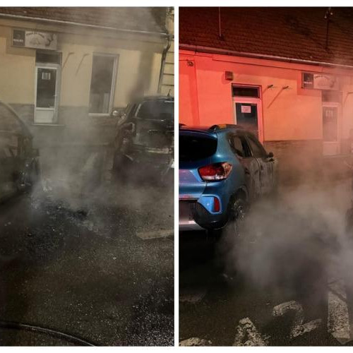Incendiu de proporții pe Calea Dorobanților din Cluj-Napoca