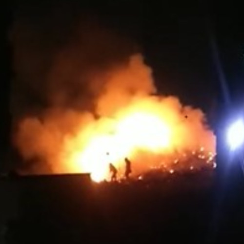 Incendiu pe strada Stejarului din comuna Florești