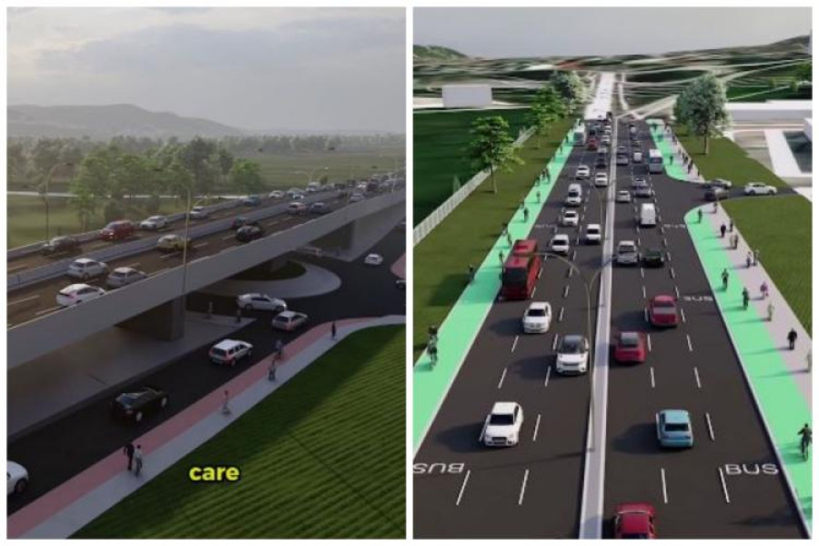 Lucrări noi pe ruta Cluj-Napoca–Florești: Pasaj suprateran pentru Spitalul Regional