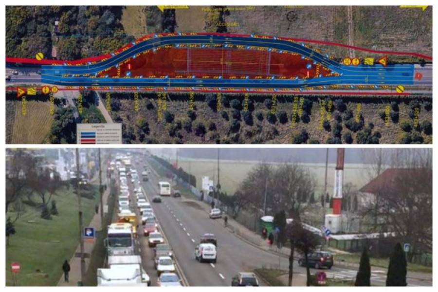 Deviere de trafic pe ruta Florești - Cluj-Napoca, începând cu 22 aprilie 2025