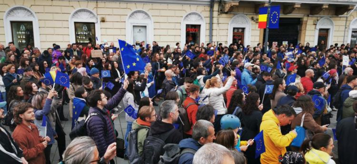 Un marș pentru susținerea democrației va avea loc vineri în Cluj-Napoca