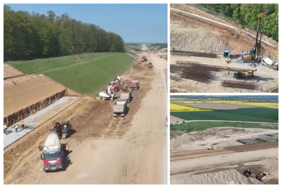 Lucrările la autostrada Transilvania avansează