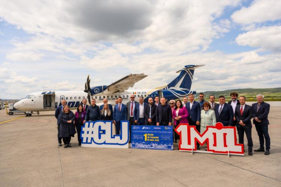 Aeroportul Internațional Avram Iancu Cluj atinge 1 milion de pasageri în 2025