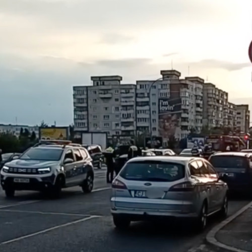 Accident rutier pe Calea Floresti din Cluj-Napoca