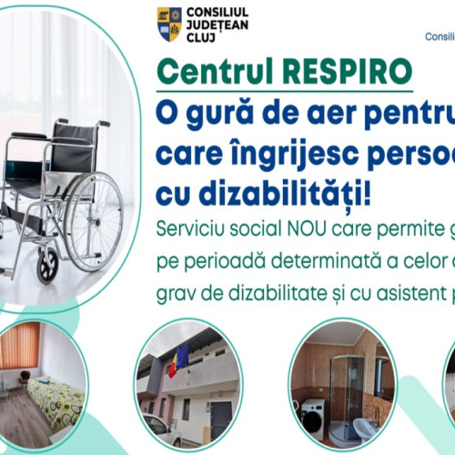 Primul Centru Respiro pentru persoane adulte cu dizabilități, deschis la Cluj