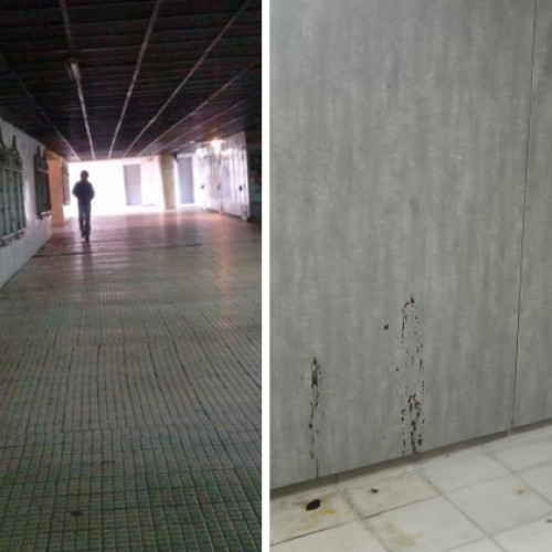 Mizerie de nedescris și miros insuportabil în Piața Gării din Cluj: Oamenii nu pot nici măcar să stea pe bănci în stațiile de transport public