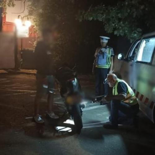 Jackpot la infracțiuni în Cluj: Un tânăr a fost prins beat criță, în timp ce conducea o motocicletă. Pe lângă faptul că era beat, nu avea nici permis