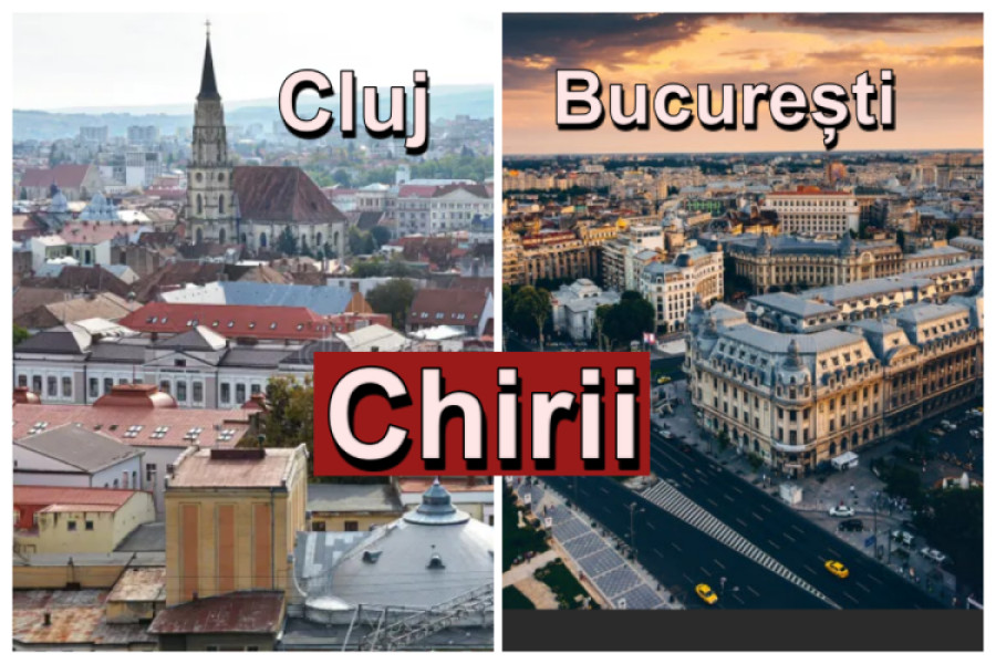 Cluj-Napoca a fost depășit de București pe piața chiriilor din România