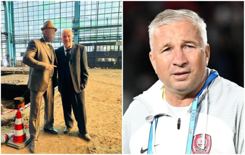dan petrescu, întâlnire neașteptată cu un fan celebru la filmările pentru o reclamă