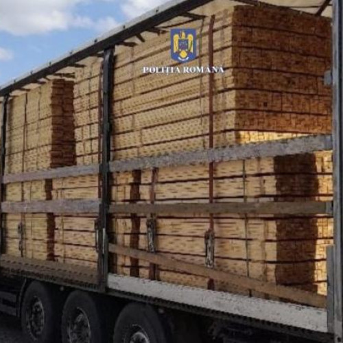 Transport ilegal de cherestea în Huedin