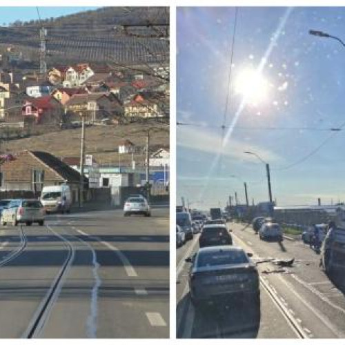 Accident pe Bulevardul Muncii din Cluj-Napoca