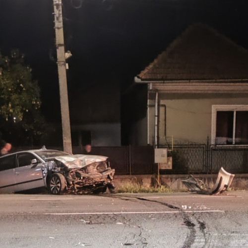 accident rutier în Gilău: tânăr de 19 ani fără permis a provocat coliziune gravă pe DN1