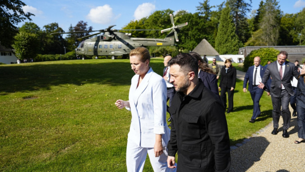 Zelenski în Danemarca pentru discuții cu liderii nordici și baltici