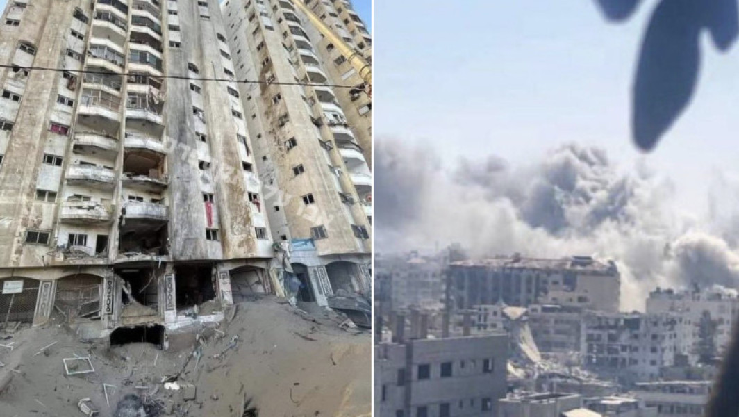 Ofensivă în Gaza: imagini din satelit și reacții la bombardamentele din oraș